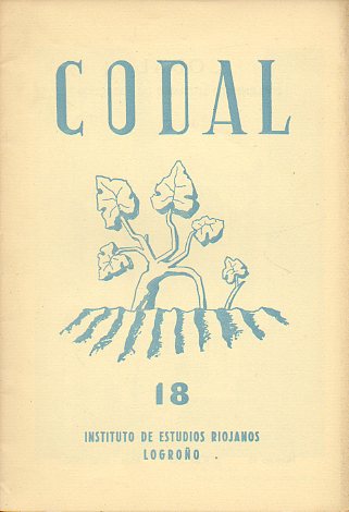 CODAL. Suplemento Literario de BERCEO. N 18. Textos de J. Luis Domingo Muro, Aniano Velasco Morales, Magda Jimnez, Fernando Labarga del Pueyo, Anton