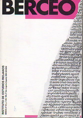 Revista: BERCEO. N 131. Los seoros monsticos en La Rioja bajomedieval. Las formas de vida social en La Rioja del Renacimiento. La Rioja baja y la