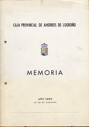 MEMORIA. ESTADOS Y BALANCE. Correspondientes al ejercicio de 1966 aprobados por el Consejo de Administracin en reunin plenaria celebrada el da 27 d