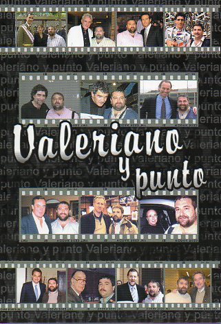 VALERIANO Y PUNTO. 600 fotografas con personajes del mundo de la cultura, las artes, los deportes y los toros. Dedicado por el autor.