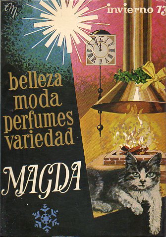 MAGDA. BELLEZA. PERFUMES. VARIEDAD. MODA. Invierno 1973. Ejemplar cortesa Samantha Alta Perfumera, de Logroo.