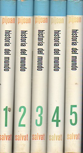 HISTORIA DEL MUNDO. 5 vols. 9ª ed.