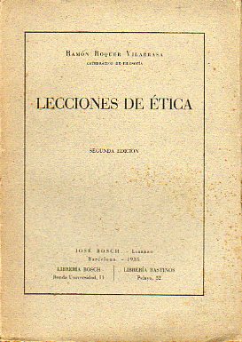LECCIONES DE TICA. 2 ed.
