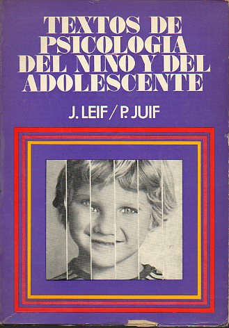 TEXTOS DE PSICOLOGA DEL NIO Y DEL ADOLESCENTE.