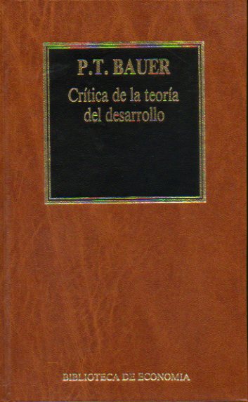 CRTICA DE LA TEORA DEL DESARROLLO.