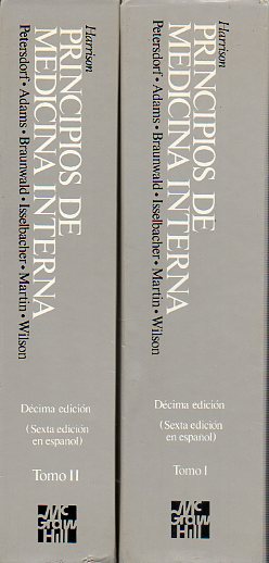 HARRISON. PRINCIPIOS DE MEDICINA INTERNA. 2 vols. Décima edición, sexta en español.