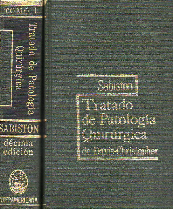 TRATADO DE PATOLOGA QUIRRGICA DE DAVIS-CHRISTOPHER. 2 Tomos. 10 ed.