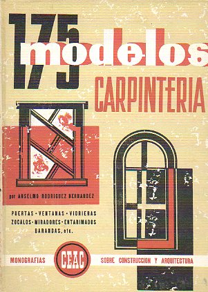 175 MODELOS DE CARPINTERA. 5 ed.
