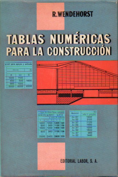 TABLAS NUMRICAS PARA LA CONSTRUCCIN.