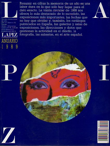 L�PIZ. Revista Mensual de Arte. A�o VII. N� 55. Anuario 1989.