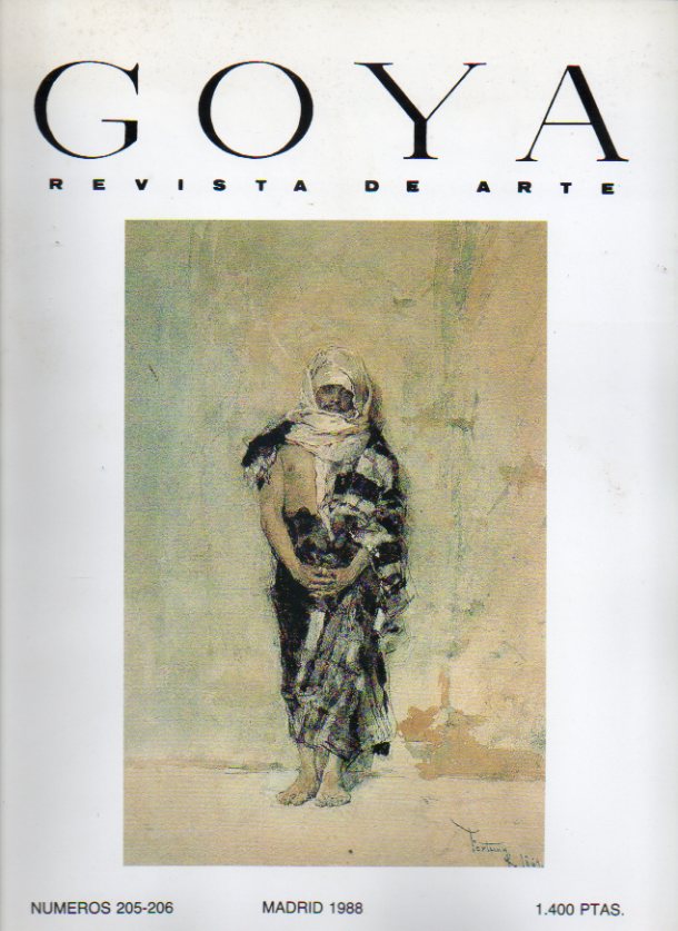 GOYA. Revista de Arte. N 205-206.  Arte griego en Espaa: las esculturas de Obulco; Influencias castellanas en el primer gtico ingls; El Greco y Le