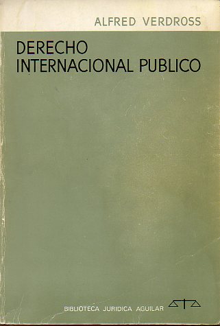 DERECHO INTERNACIONAL PBLICO. 4 ed. alemana en colab. con Karl Zemanek.