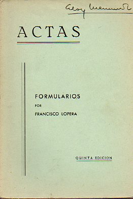 ACTAS. 5 ed.