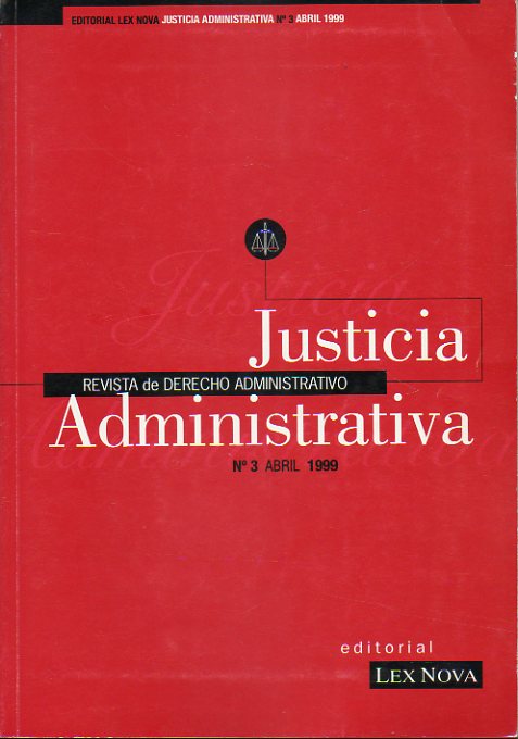 JUSTICIA ADMINISTRATIVA. Revista de Derecho Administrativo. N 3.