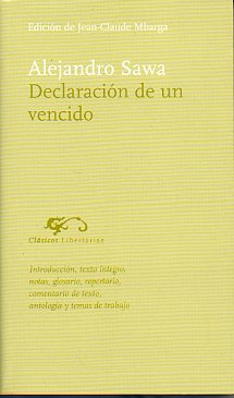 DECLARACIÓN DE UN VENCIDO. Edición de  Jean-Claude Mbarga.