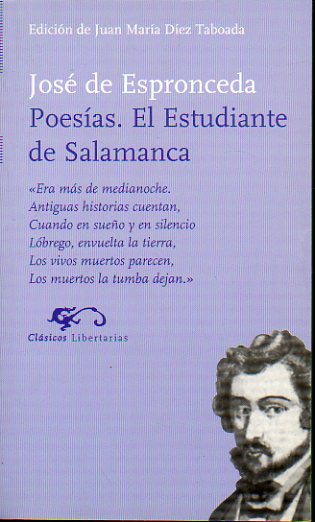 POESAS. EL ESTUDIANTE DE SALAMANCA. Edicin de Juan Mara Dez Taboada.