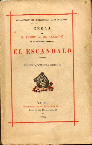 EL ESCNDALO. 34 ed.