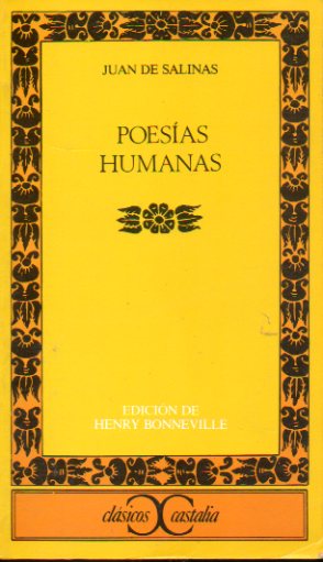 POESAS HUMANAS. Edicin de Henry Bonneville.