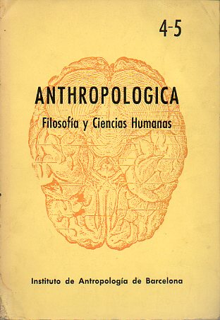 ANTROPOLOGICA. Filosofía y Ciencias Humanas. Nº 4/5.