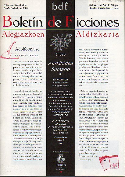Revista: BOLETN DE FICCIONES N 5.