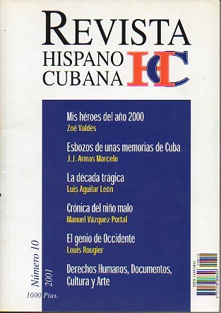 REVISTA HISPANO CUBANA. N 10.