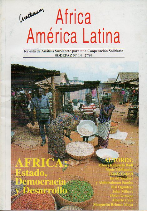 FRICA AMRICA LATINA. Revista de anlisis Sur-Norte para una cooperacin solidaria. N 14.