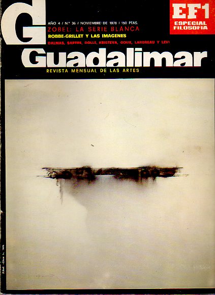 GUADALIMAR. Revista mensual de las Artes. Ao 4. N 36.