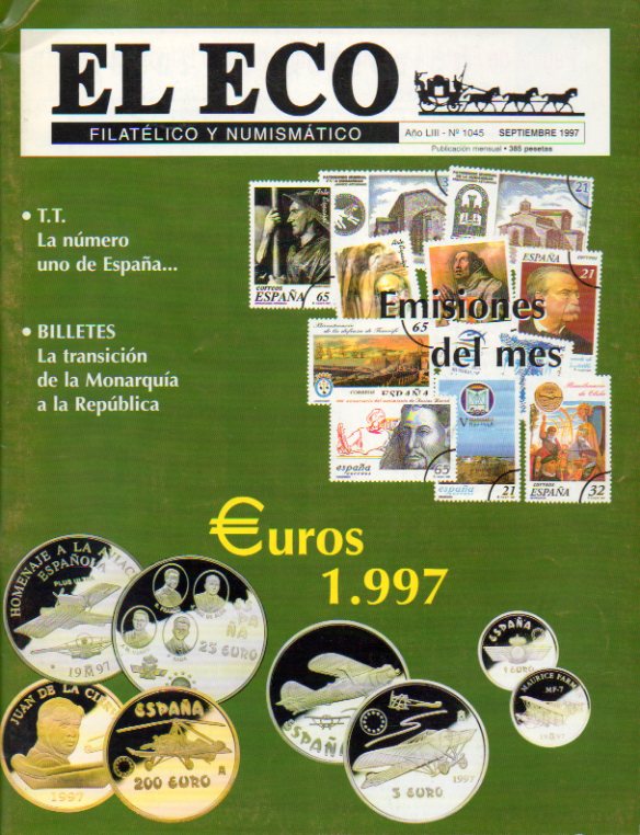 Revista EL ECO FILATLICO Y NUMISMTICO. Ao LIII. N 1045.