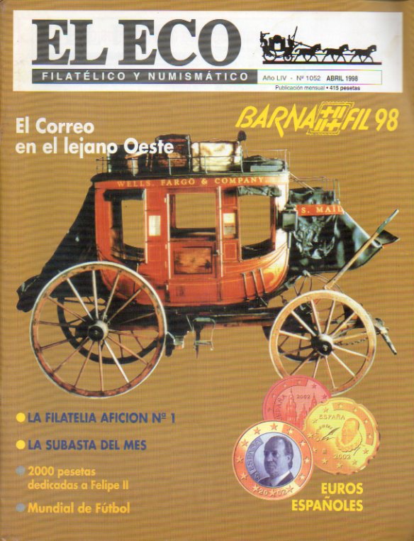 Revista EL ECO FILATLICO Y NUMISMTICO. Ao LIV. N 1052.