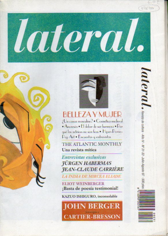 LATERAL. Revista de cultura. Ao IV. N 31-32.