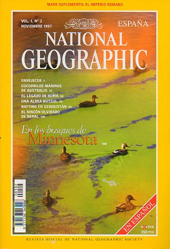 Revista NATIONAL GEOGRAPHIC MAGAZINE ESPAA. Vol. 1. N 2.