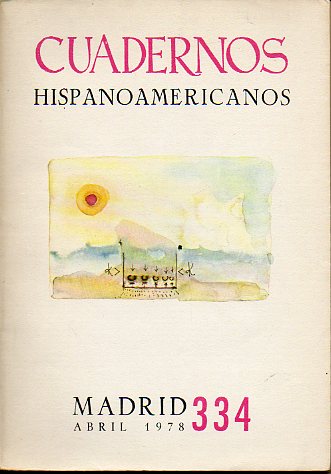 CUADERNOS HISPANOAMERICANOS. Revista mensual de cultura hispnica. N 334.