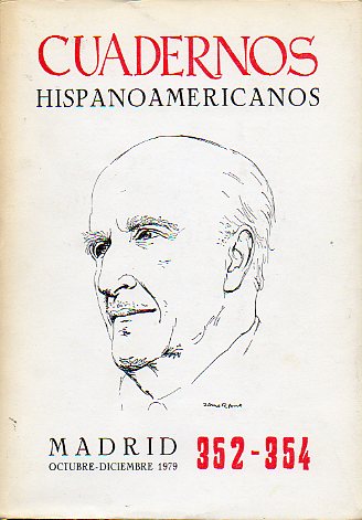 CUADERNOS HISPANOAMERICANOS. Revista mensual de cultura hisp�nica. N� 352-354. HOMENAJE A VICENTE ALEIXANDRE.