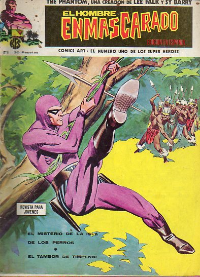 THE PHANTOM / EL HOMBRE ENMASCARADO EDICIN ESPAOLA. N 16. El misterio de la isla de los perros. El tambor de Timpenni.