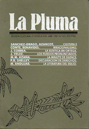 LA PLUMA. Revista CUltural. 2ª Época. Nº 4-5.