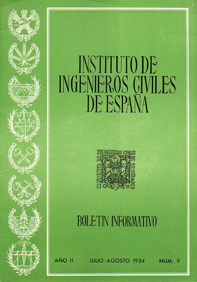 BOLETN INFORMATIVO DEL INSTITUTO DE INGENIEROS CIVILES DE ESPAA. Ao II. N 9.