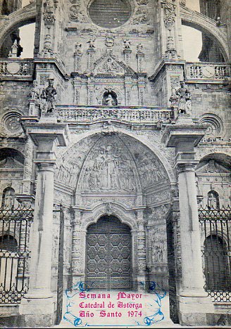 SEMANA MAYOR. CATEDRAL DE ASTORGA. AO SANTO 1974.