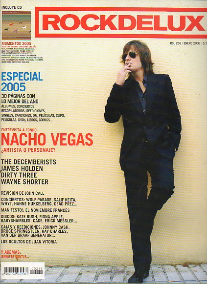 RDL. ROCK DE LUX. N 236. Nacho Vegas. The Decemberist. Dirty Three. Especial 2005. Revisin de John Cale. Los ocultos, de Juan Vitoria...