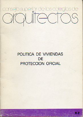 POLTICA DE VIVIENDAS DE PROTECCIN OFICIAL