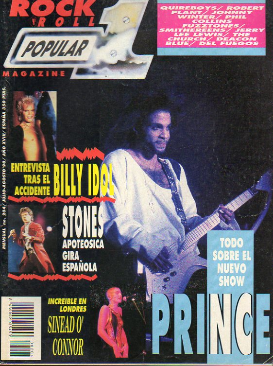 ROCK & ROLL MAGAZINE / POPULAR 1. Ao XVIII. N 204. The Smithereens. Prince: menos sexo, ms rock. Jerry Lee Lewis. Entrevista con Phil Manzanera. Ro