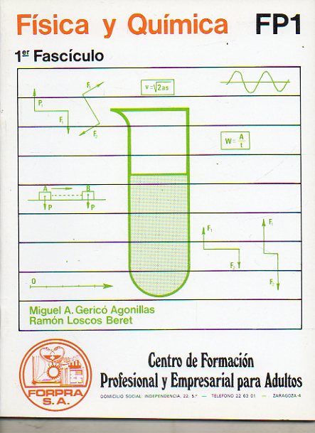 FSICA Y QUMICA. 1er. Fascculo.