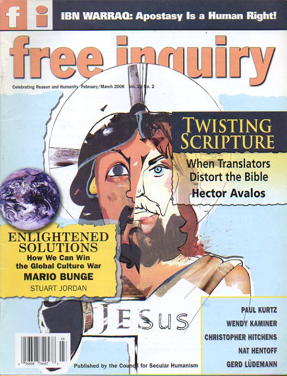 FREE INQUIRY. Vol. 26. N� 2. David Koepsell: A time for courage. Wendy Kaminer: Strange bedfellows. Shadia B. Drury: Thelost sobriety of Conservatism.