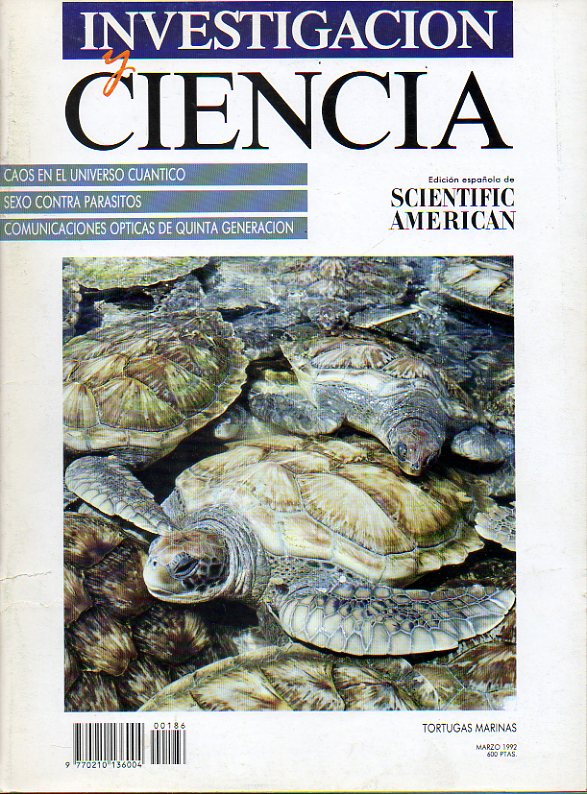 INVESTIGACIN Y CIENCIA. Edicin Espaola de Scientific American. N 186. La vida de las plantas en un mundo enriquecido en CO2. El caos cuntico. Abs