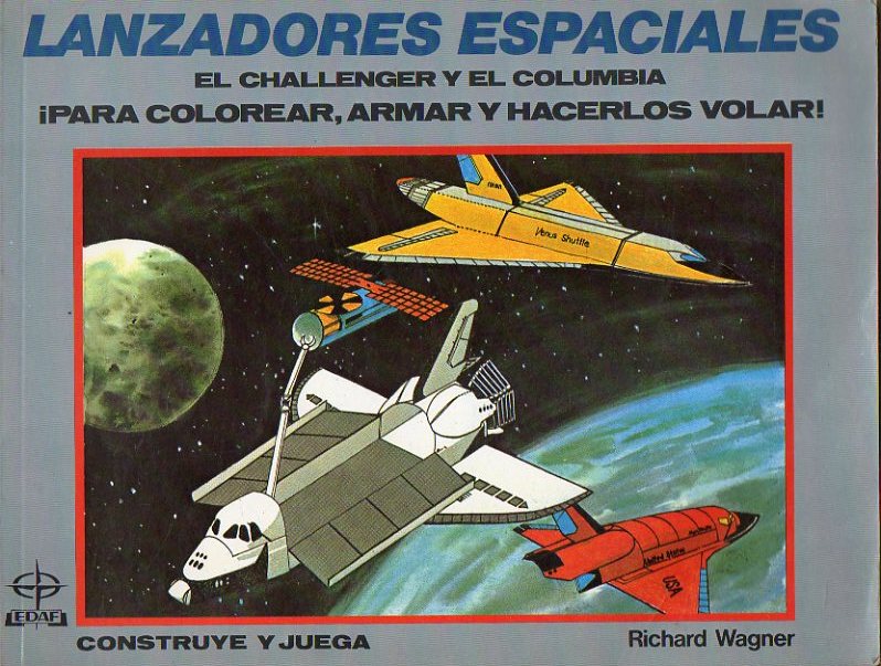 LANZADORES ESPACIALES. Para colorear, armar y hacerlos volar.