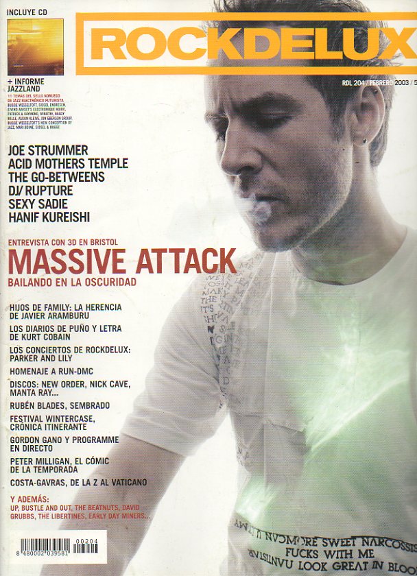 ROCK DE LUX. N 204. Massive Attack, bailando en la oscuridad. Joe Strummer. Sesy Sadie. Hijos de Family: La herencia de Javier Aramburu. Los diarios