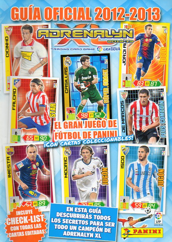 GUA OFICIAL 2012-2013. Gua Cards. ADRENALYN.