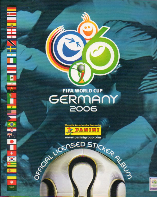 FIFA WORLD CUP. GERMANY 2006. Official Licensed Sticker Album. Con 36 cromos distintos sueltos.