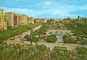 Tarjeta Postal: N 127. LOGROO.  Vista aprcial del Espoln moderno.