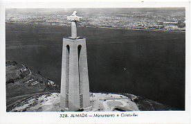 Tarjeta Postal: 328. ALMADA. Monumento a Cristo-Rei.