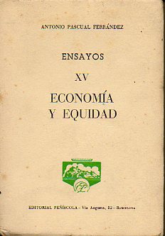 ENSAYOS. Vol. XV. ECONOMA Y EQUIDAD.